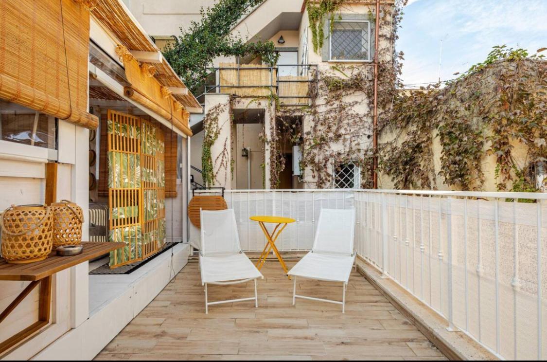 Vita Lenta Roma Pigneto Terrazza Eksteriør bilde